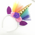 Horse Festival Headband For Kids Girl Children's Party Halloween Hair Accessories Princess Yarn Sweet Hairband Korean Handmade